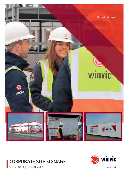 WINVIC Corporate Site Signage Catalogue 2023